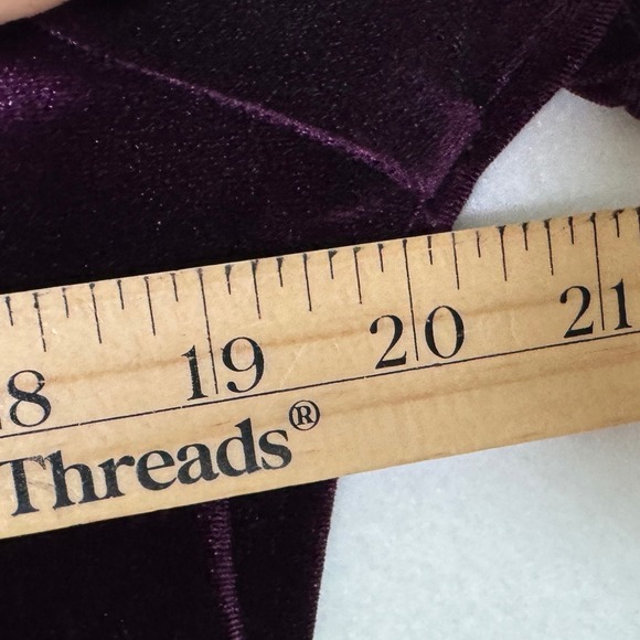 Vtg Rabbit Rabbit Rabbit Designs Purple Velvet Dress Jacket Set Womens Size 12‎ - Picture 11 of 13